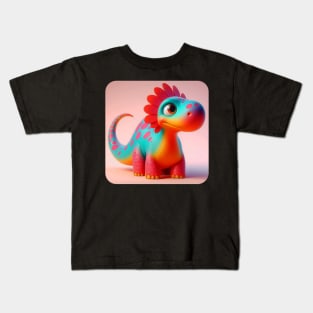 Sparky the Dinosaur #7 Kids T-Shirt